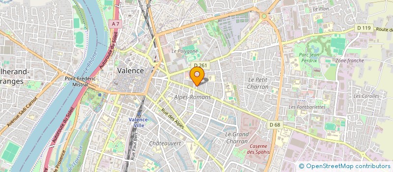 localisation de l'entreprise MADAME MARIE THERESE DUCHAND à VALENCE