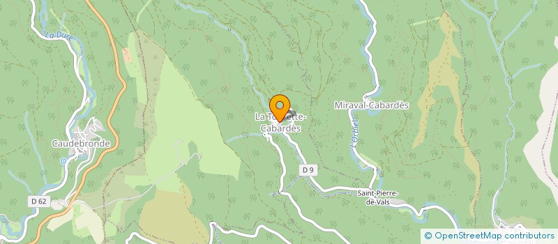 localisation de l'entreprise MADAME MARIE-THERESE DUGIED SORIANO  LA TOURETTE-CABARDES