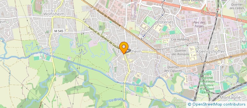 localisation de l'entreprise MADAME MARIE THERESE DUMAN  ECKBOLSHEIM