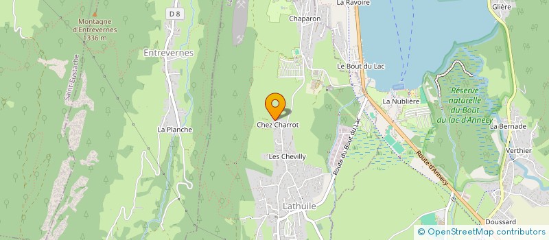 localisation de l'entreprise MADAME MARIE THERESE DUNAND  LATHUILE