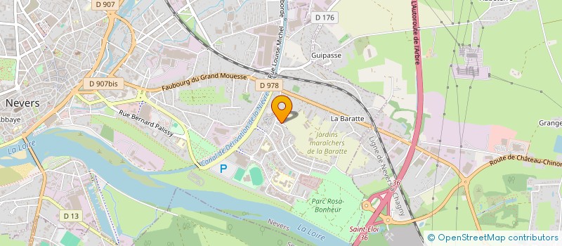 localisation de l'entreprise MADAME MARIE-THERESE DUPONT à NEVERS