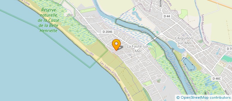 localisation de l'entreprise MADAME MARIE-THERESE DURANCEAU  L'AIGUILLON-LA-PRESQU'ILE