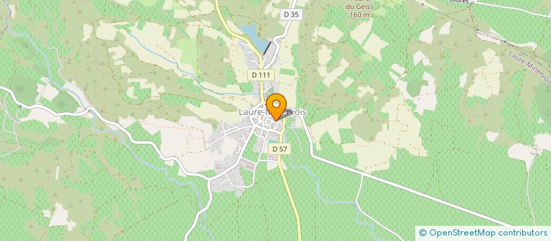 localisation de l'entreprise MADAME MARIE-THERESE DURAND  LAURE-MINERVOIS