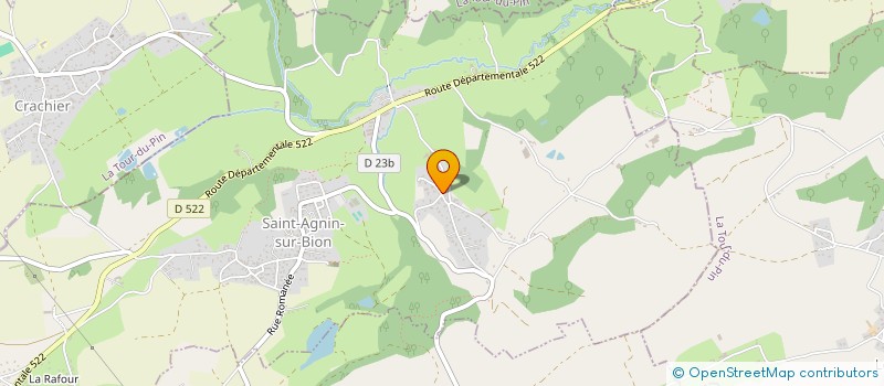 localisation de l'entreprise MADAME MARIE THERESE DUVIC  SAINT-AGNIN-SUR-BION