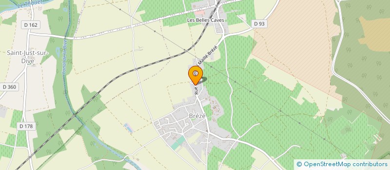 localisation de l'entreprise MADAME MARIE-THERESE FARINEAU  BELLEVIGNE-LES-CHATEAUX