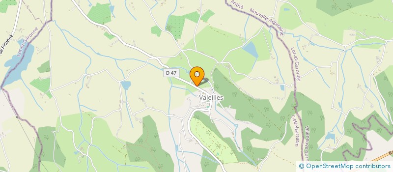 localisation de l'entreprise MADAME MARIE THERESE FARRE  VALEILLES