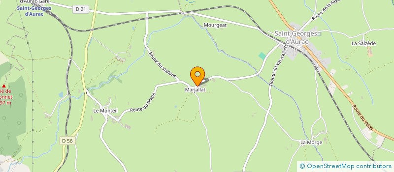 localisation de l'entreprise MADAME MARIE-THERESE FONTON  MAZEYRAT D ALLIER