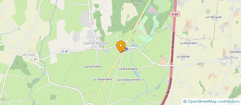 localisation de l'entreprise MADAME MARIE-THERESE FOUBERT à LE PARC