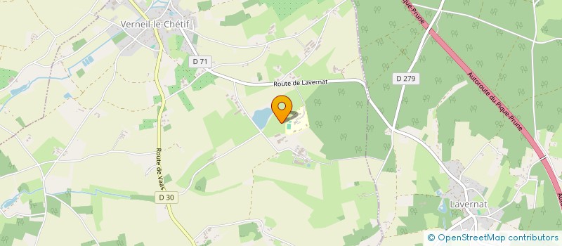 localisation de l'entreprise MADAME MARIE-THERESE FOUREAU  VERNEIL LE CHETIF