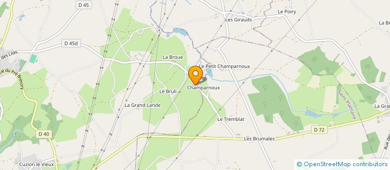 localisation de l'entreprise MADAME MARIE-THERESE FRESSIGNAUD à ORSENNES
