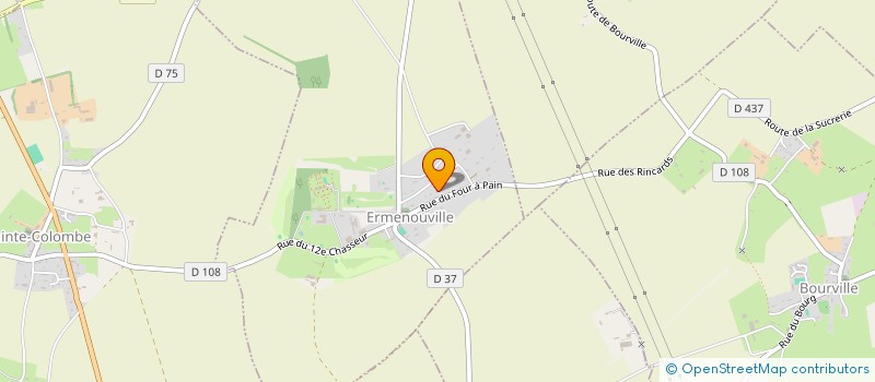localisation de l'entreprise MADAME MARIE-THERESE FRULEUX  ERMENOUVILLE