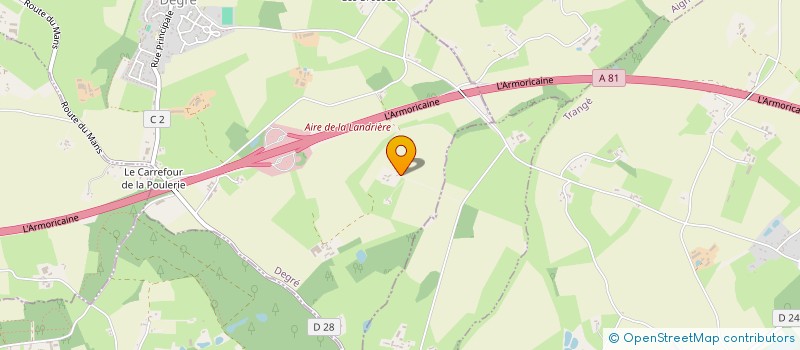 localisation de l'entreprise MADAME MARIE-THERESE GADOIS  LA QUINTE