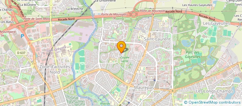 localisation de l'entreprise MADAME MARIE-THERESE GAIGNARD  RENNES