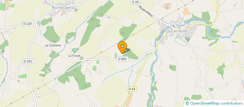 localisation de l'entreprise MADAME MARIE-THERESE GEHENNE à ATHIS-VAL DE ROUVRE