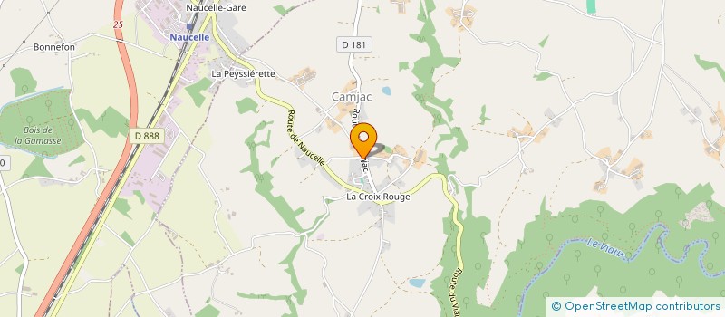 localisation de l'entreprise MADAME MARIE-THERESE GERAUD  NAUCELLE