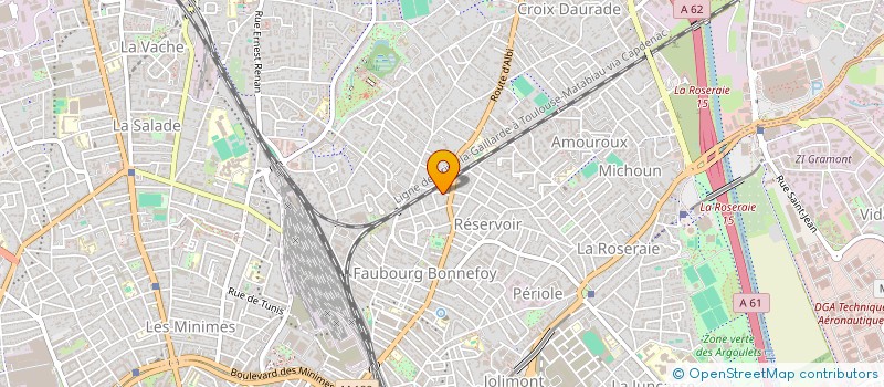 localisation de l'entreprise MADAME MARIE-THERESE GERMAIN  TOULOUSE
