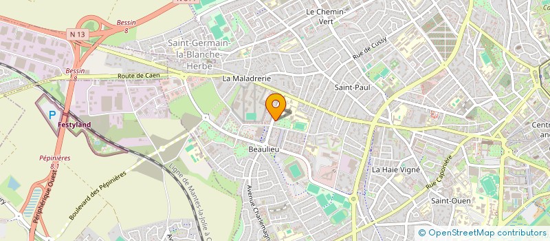 localisation de l'entreprise MADAME MARIE-THERESE GESLAIN à CAEN