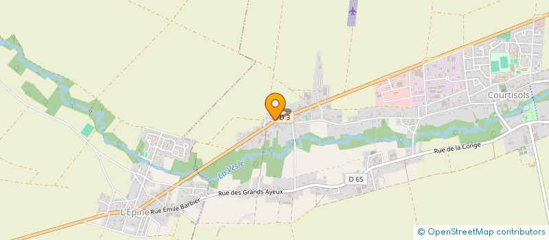 localisation de l'entreprise MADAME MARIE-THERESE GILLET  COURTISOLS