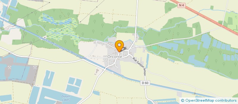 localisation de l'entreprise MADAME MARIE-THERESE GIRAUX  ORCONTE