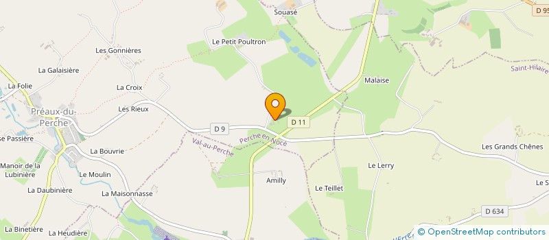 localisation de l'entreprise MADAME MARIE-THERESE GOUAULT à PERCHE-EN-NOCE