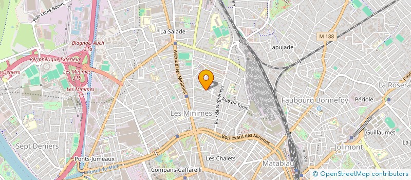 localisation de l'entreprise MADAME MARIE THERESE GOURDIN à TOULOUSE