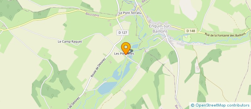 localisation de l'entreprise MADAME MARIE-THERESE GOURLAIN  BEUSSENT