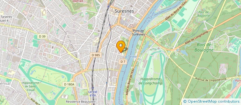localisation de l'entreprise MADAME MARIE-THERESE GRANDIDIER à SURESNES