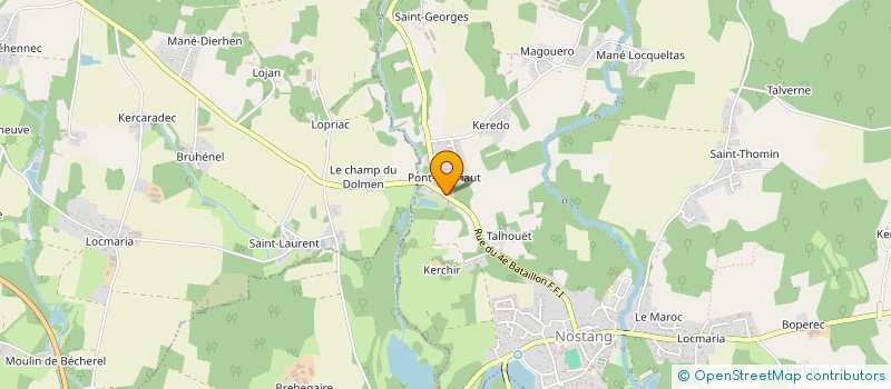 localisation de l'entreprise MADAME MARIE-THERESE GUICHARD  LANDEVANT