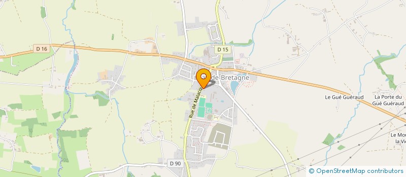 localisation de l'entreprise MADAME MARIE-THERESE GUILLEE  FAY-DE-BRETAGNE