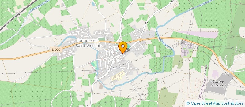 localisation de l'entreprise MADAME MARIE-THERESE GUSTIN  JONQUIERES-SAINT-VINCENT