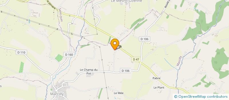 localisation de l'entreprise MADAME MARIE-THERESE HARDY à JUILLEY