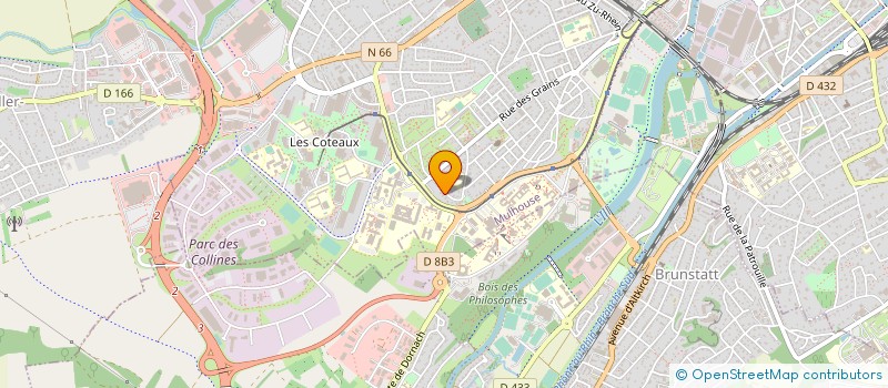 localisation de l'entreprise MADAME MARIE-THERESE HELL  MULHOUSE