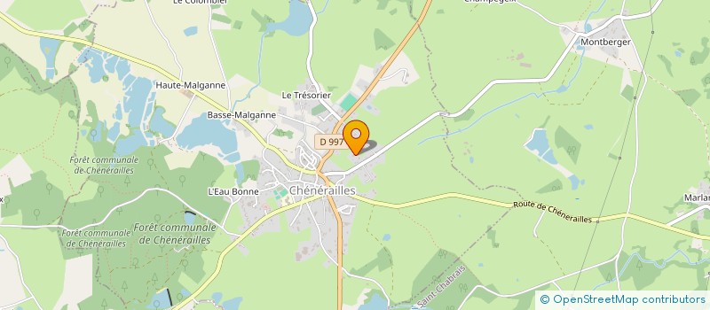 localisation de l'entreprise MADAME MARIE THERESE HENAULT CORBRION  CHENERAILLES