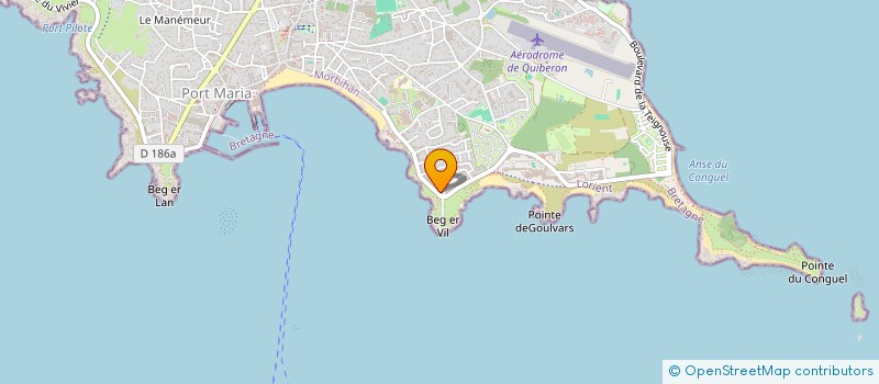 localisation de l'entreprise MADAME MARIE-THERESE HERMENIER à QUIBERON