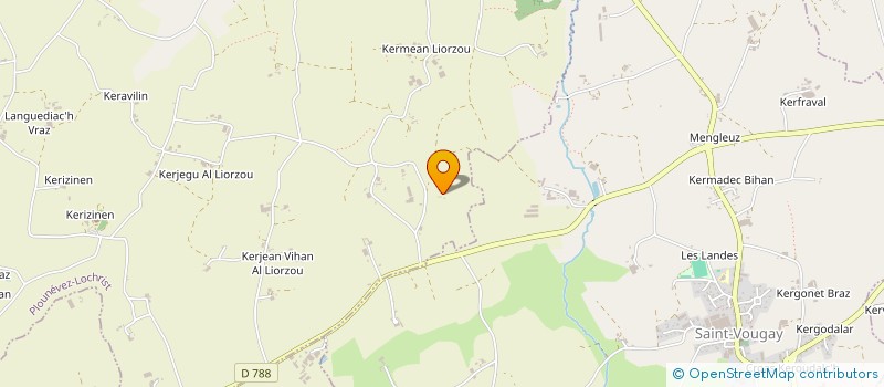 localisation de l'entreprise MADAME MARIE-THERESE HERRY  PLOUNEVEZ-LOCHRIST