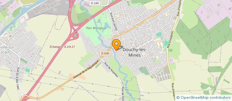localisation de l'entreprise MADAME MARIE-THERESE HOMBERT à DOUCHY-LES-MINES