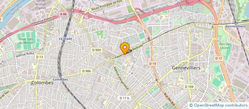 localisation de l'entreprise MADAME MARIE-THERESE HOUDARD  ASNIERES-SUR-SEINE