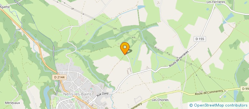 localisation de l'entreprise MADAME MARIE-THERESE HUBERT  NERIS-LES-BAINS