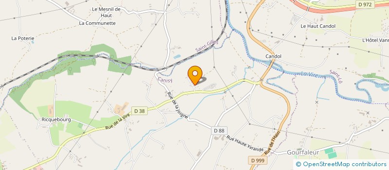 localisation de l'entreprise MADAME MARIE THERESE HUBERT  CANISY