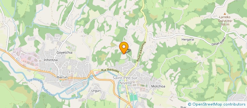 localisation de l'entreprise MADAME MARIE-THERESE ITURRIA  SAINT-PEE-SUR-NIVELLE