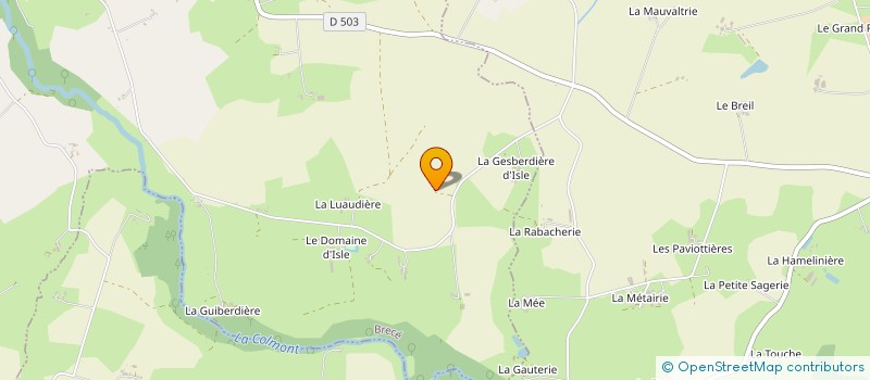localisation de l'entreprise MADAME MARIE-THERESE JAMUTEAU à GORRON