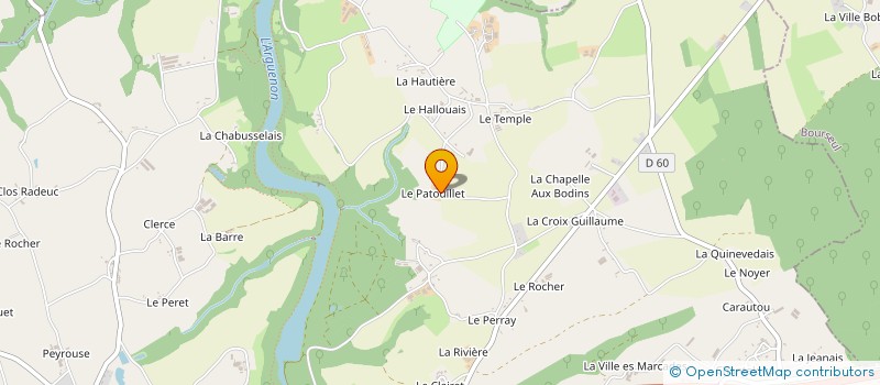 localisation de l'entreprise MADAME MARIE-THERESE JOSSE  JUGON-LES-LACS