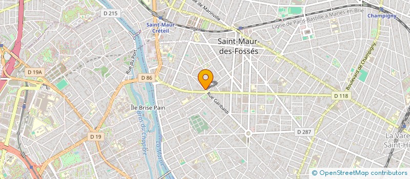 localisation de l'entreprise MADAME MARIE-THERESE KELLER à SAINT-MAUR-DES-FOSSES