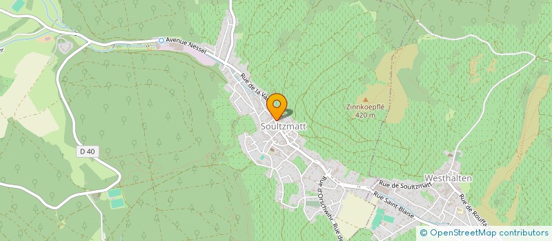 localisation de l'entreprise MADAME MARIE-THERESE KLEIN  SOULTZMATT