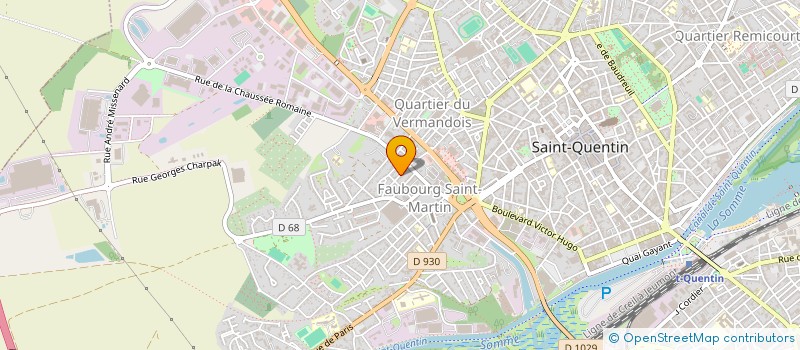 localisation de l'entreprise MADAME MARIE-THERESE KOCZUPINDA à SAINT-QUENTIN