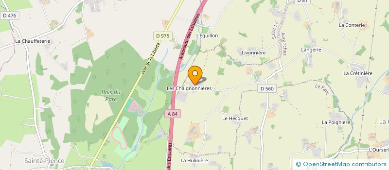 localisation de l'entreprise MADAME MARIE-THERESE LAINE  LA CHAISE-BAUDOUIN