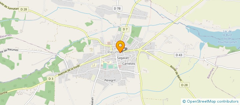 localisation de l'entreprise MADAME MARIE-THERESE LANNES  RIEUMES