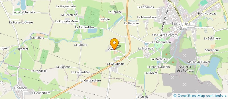 localisation de l'entreprise MADAME MARIE-THERESE LANOE à BAIS