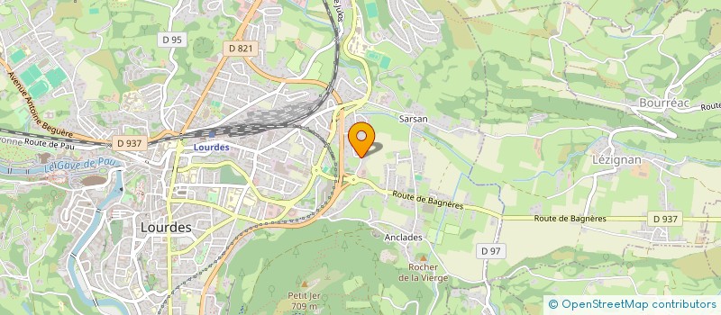localisation de l'entreprise MADAME MARIE-THERESE LARROUS à LOURDES