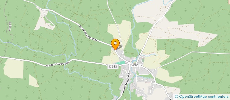 localisation de l'entreprise MADAME MARIE-THERESE LASSABE  GELOUX